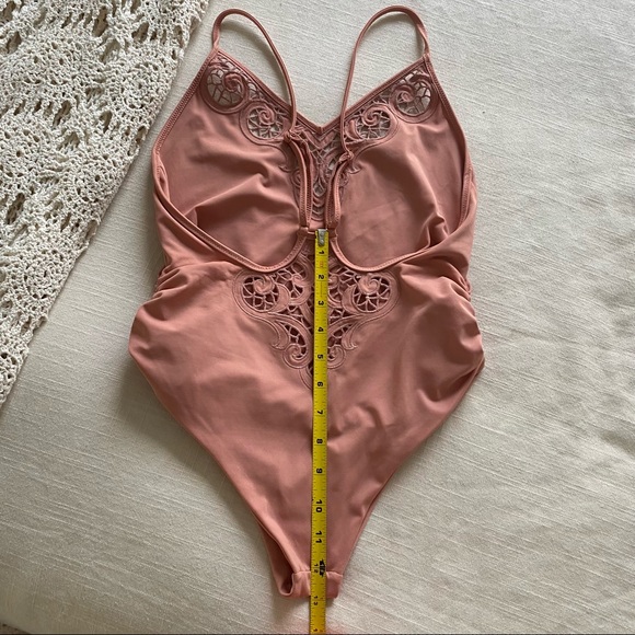 Tori Praver Crochet One Piece Swimsuit - Picture 13 of 15